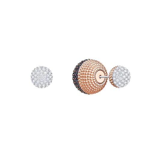 16 05 538 swarovski lollypop rose gold plated crystal jacket earrings 5382321