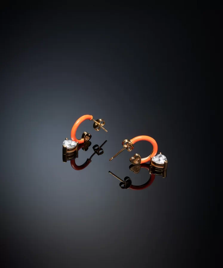 J19avi13 Earring Hoop Orange.1 900x