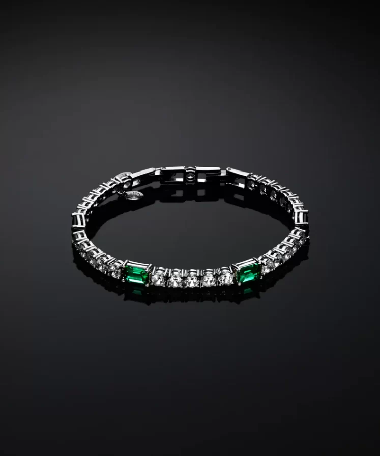 J19awj04 Emerald Bracelet Silver.1 900x